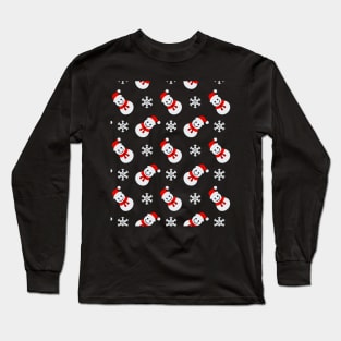 Snowman Christmas Long Sleeve T-Shirt